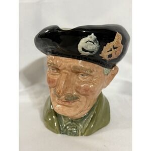 Vintage Royal Doulton Monty Toby Jug D6202 England WWII